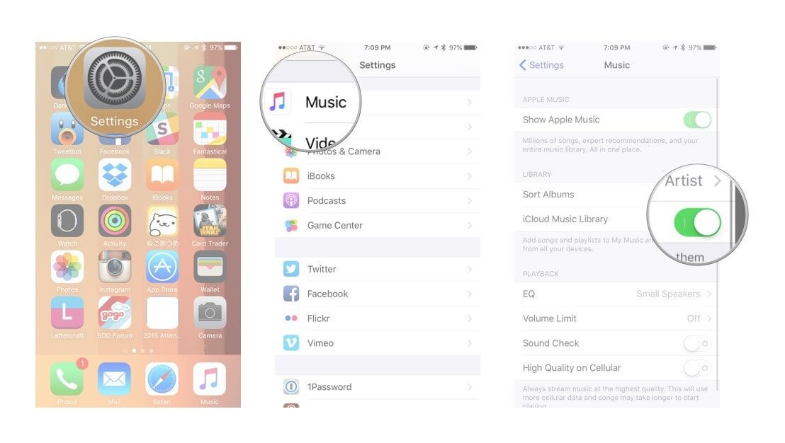 Backup-music-to-icloud