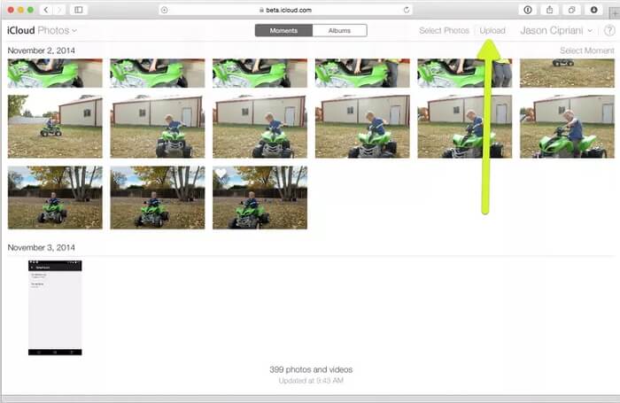Check iCloud Photos Online