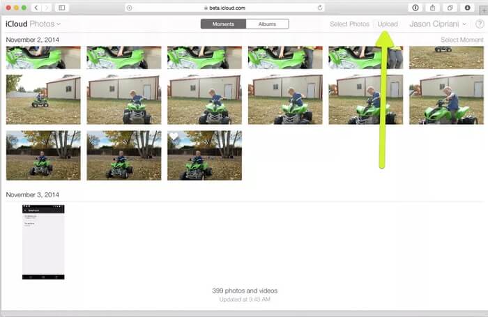 Kolla iCloud Photos Online