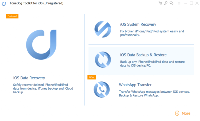 قم بتثبيت FoneDog iOS Data Recovery على جهاز الكمبيوتر