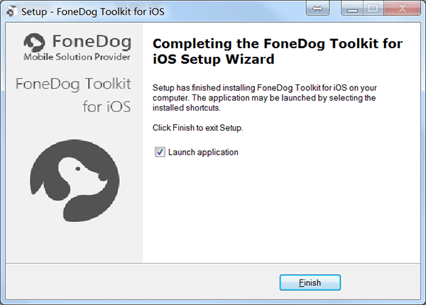 Fonedog Ios Toolkit Install Finish