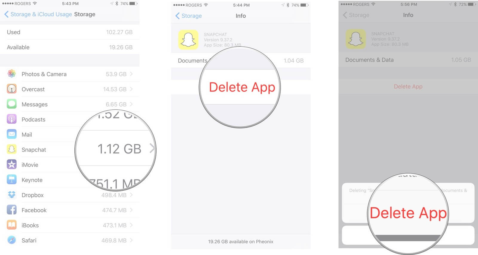 Free Up Storage Via Delete Apps