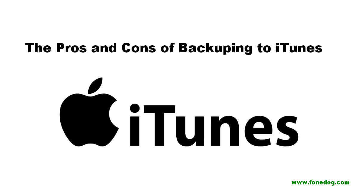 prós e contras de fazer backup para o iTunes