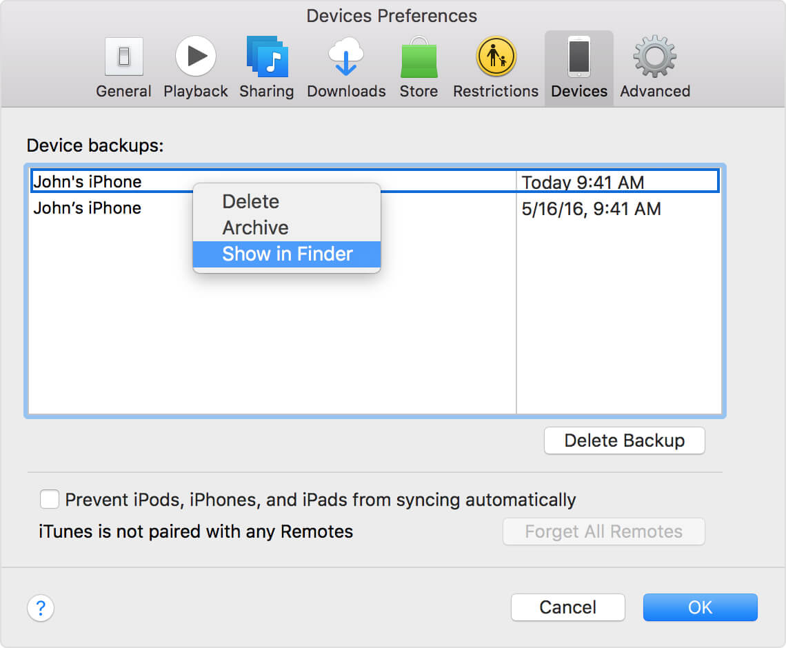 how to change to list view in itunes