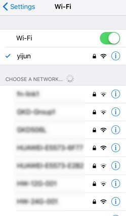 开启Wifi