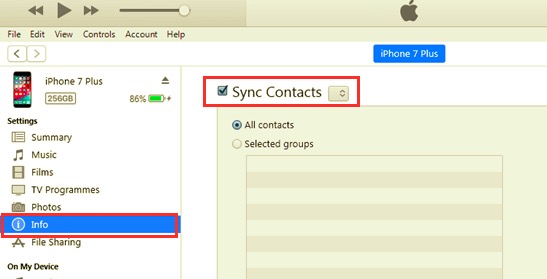 Överför kontakter från iPhone till Mac med USB-kabel