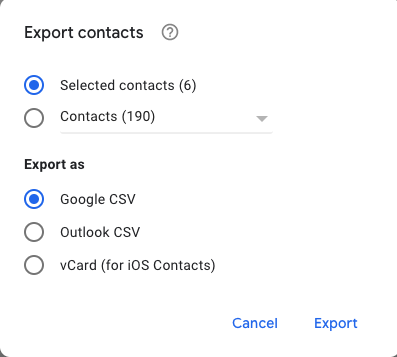 Säkerhetskopiera kontakter på Android-enheter genom att exportera till en CSV
