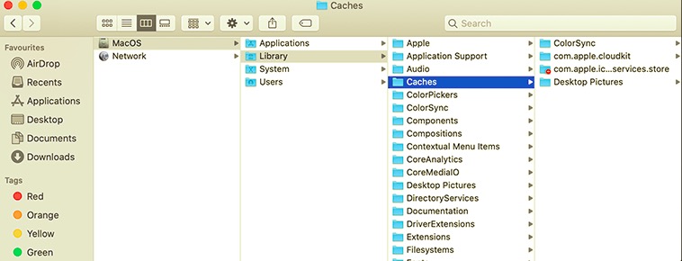 Clean Up Cache to Clear Space on Mac