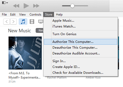 how to authorize computer for itunes