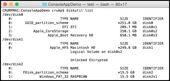 Como formatar o cartão SD no Mac para FAT32 com Terminal