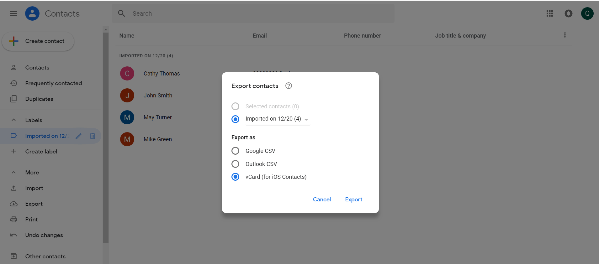 Import Csv To Android Export