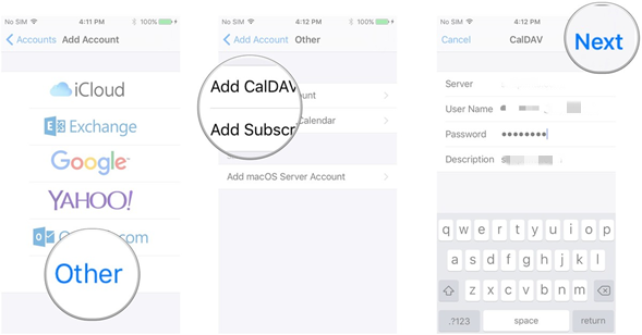 iPhone Complete Setup to Transfer Sony Xperia Contacts to iPhone