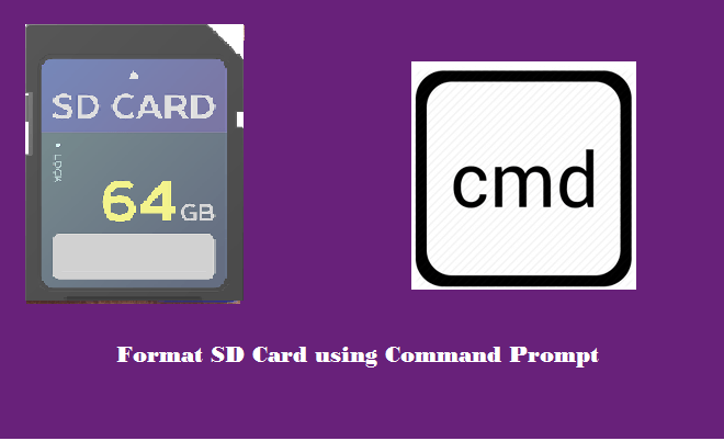 CMD를 통해 SD 카드 포맷