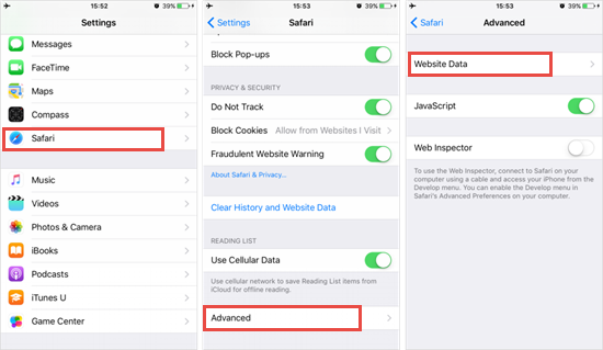 Recover All The Deleted Safari History Through The Use of The Settings of Your iPhone