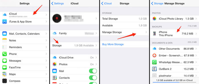 backup do icloud