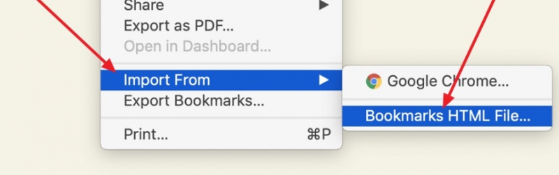 Import Bookmarks From HTML Bookmarks Backup