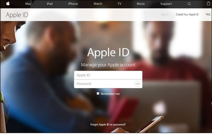 Inserisci la password dell'ID Apple