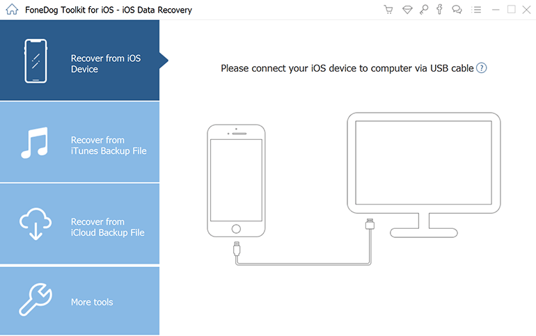 Återställning från iDevice direkt