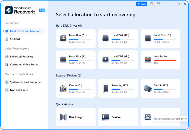 Wondershare Recoverit Recovery Software