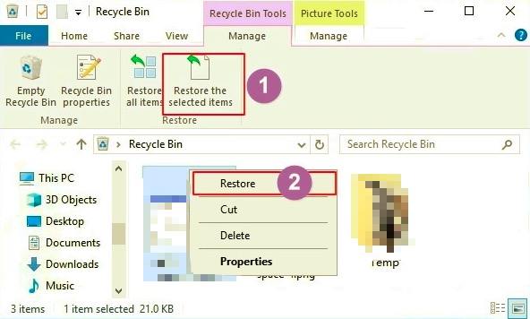 How to Get Data Back from Recycle Bin