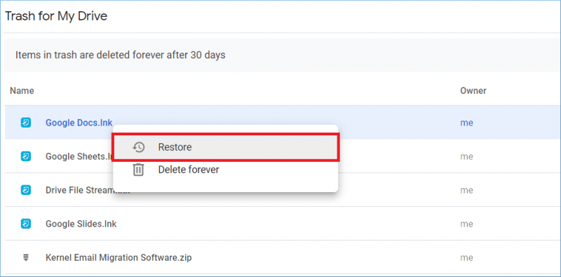 Recover Deleted Photos after Deleting from Recently Deleted Album - Using Google Drive