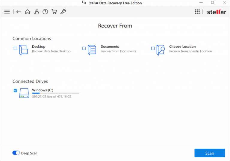 Stellar Data Recovery Free Edition