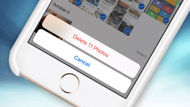 Como limpar fotos excluídas do iPhone