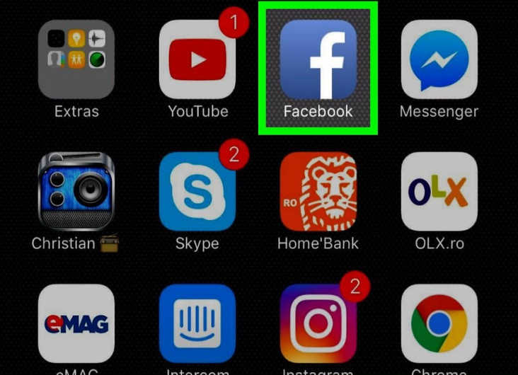 Apri Facebook sul tuo dispositivo mobile