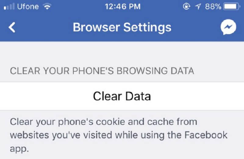 Facebook Not Responding Cache