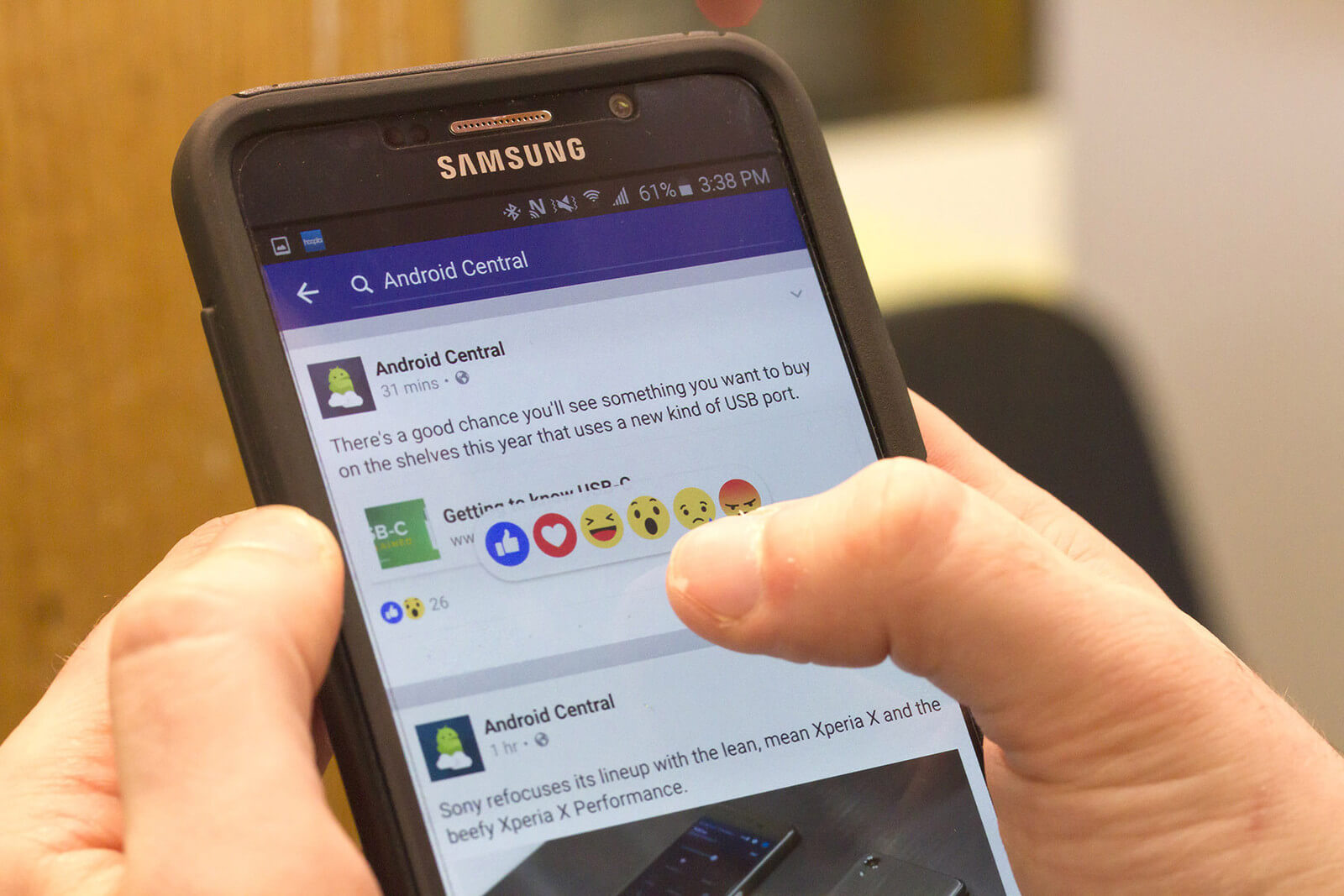 Corrigir o Facebook parando o Android