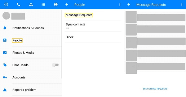 Como encontrar conversas ocultas do Facebook através do aplicativo Messenger