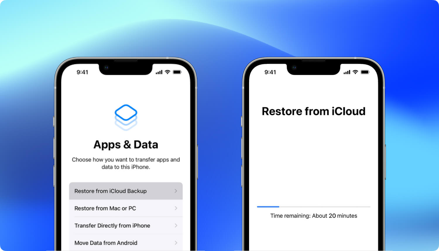 Extraer fotos en iPhone / iPad después del restablecimiento de fábrica a través de iCloud