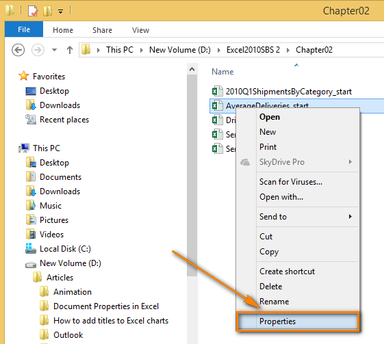 Recover Previous Version of Excel File Using Properties Tab