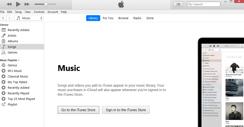 Starta iTunes-applikationen