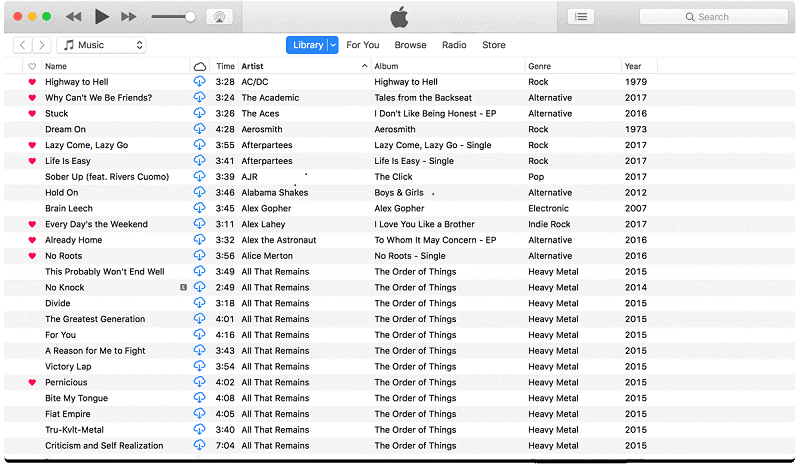 Desative a Biblioteca de Música do iTunes para transferir músicas para Corrigir música que não está sendo transferida para o iPhone