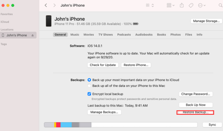 Hämta textmeddelanden från telefonnummer på iOS