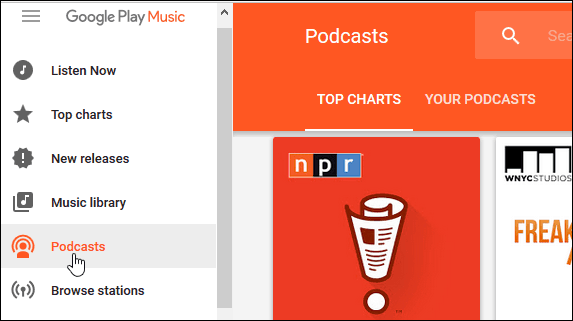 Using Google Play Music app to Access iTunes Podcasts on Android