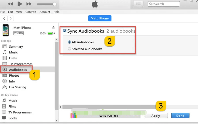 How Can I Transfer Audiobooks to iPhone with iTunes?