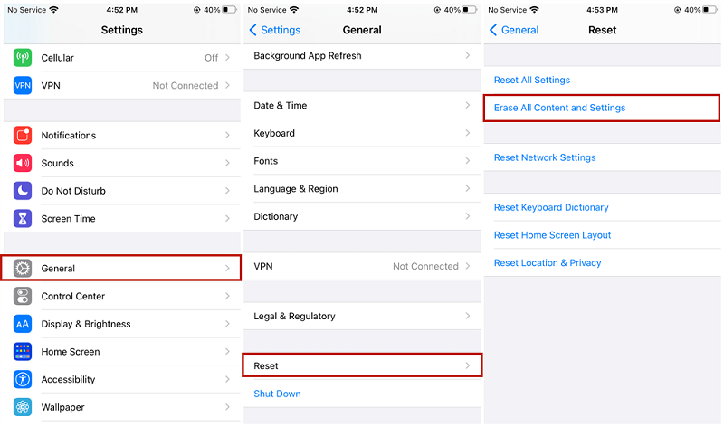 iPhone 기록 및 응용 프로그램 캐시를 영구적으로 삭제