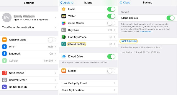 Backup iPhone Text Messages Using Your iCloud