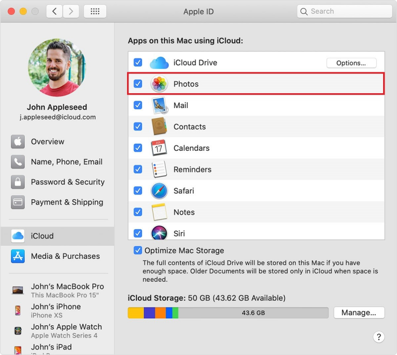Transfer iPhone GIF to Mac through iCloud