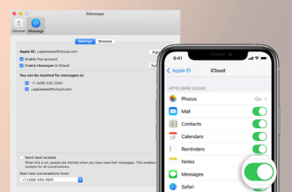 Recuperando iMessages excluídas por meio de backups do iCloud