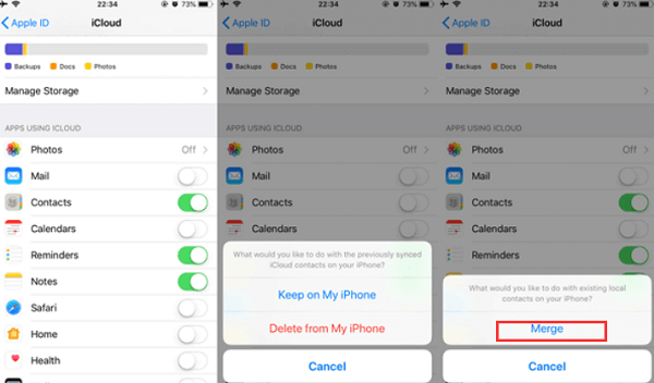 Recupere números de telefone excluídos no WhatsApp usando o iCloud