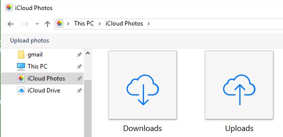 Överför foton från iCloud till PC från iCloud-appen