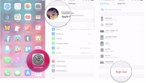 Sign Out Your iCloud Account to Erase All Content And Settings Not Working