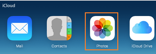 Välj Alla i iCloud-foton via iCloud-appen