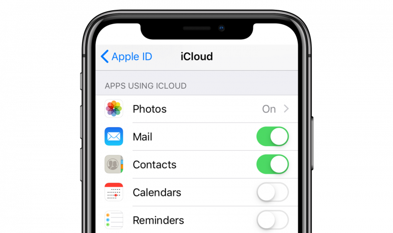 iCloud를 사용하여 iPhone에서 Mac으로 연락처 동기화