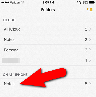 Corrigir notas do iPhone não sincronizadas: mover notas para o iCloud