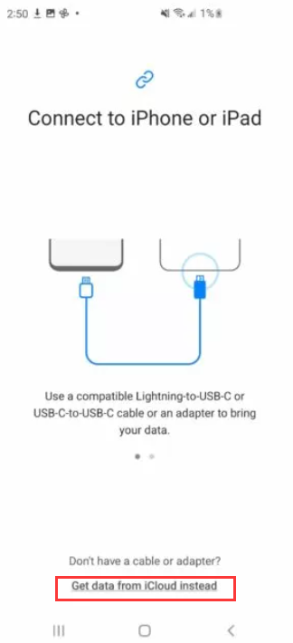 Transfer Data from iPhone to Samsung Using Smart Switch