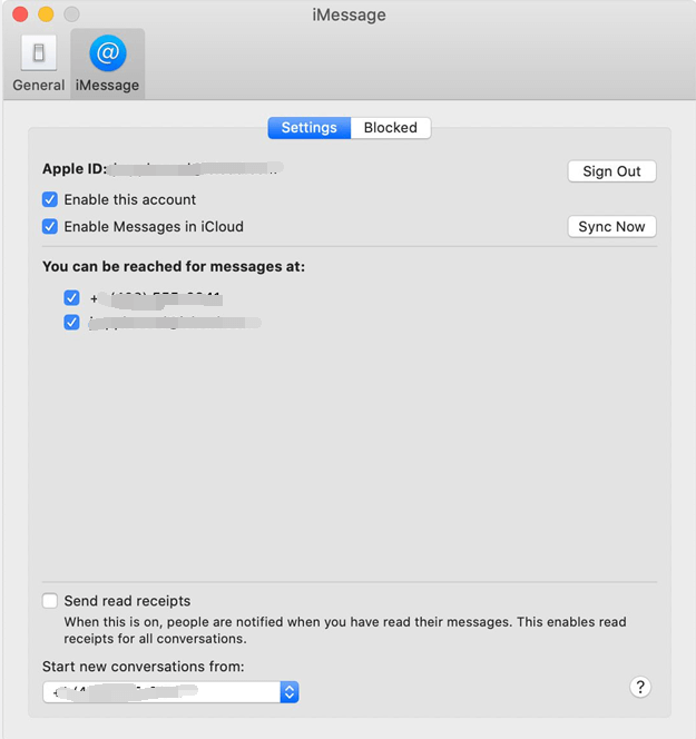 Verifiera iMessage-telefonnummer